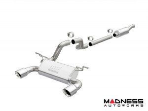 Jeep Wrangler JL 2.0L Performance Exhaust by Magnaflow - Dual Split Rear Exit - Stainless Steel Tip - Cat-Back Jeep Wrangler JL 2.0L Performance Exhaust by Magnaflow - Dual Split Rear Exit - Stainless Steel Tip - Cat-Back